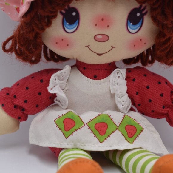 Strawberry Shortcake Stuffed Toy Rag Doll Vintage-Inspired 2021 Plush Basic Fun - Picture 5 of 10